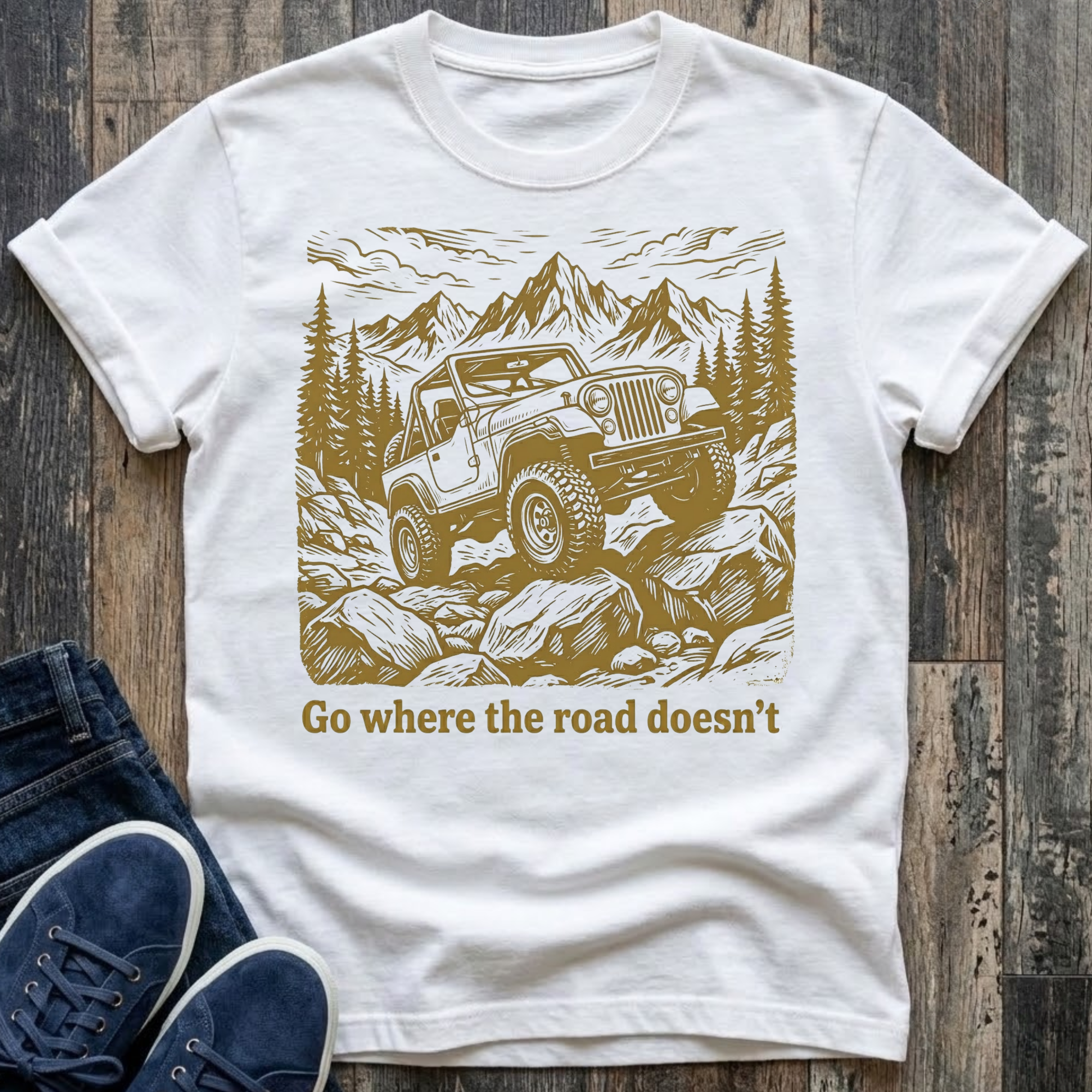 Go Where The Road Doesn't  T-Shirt