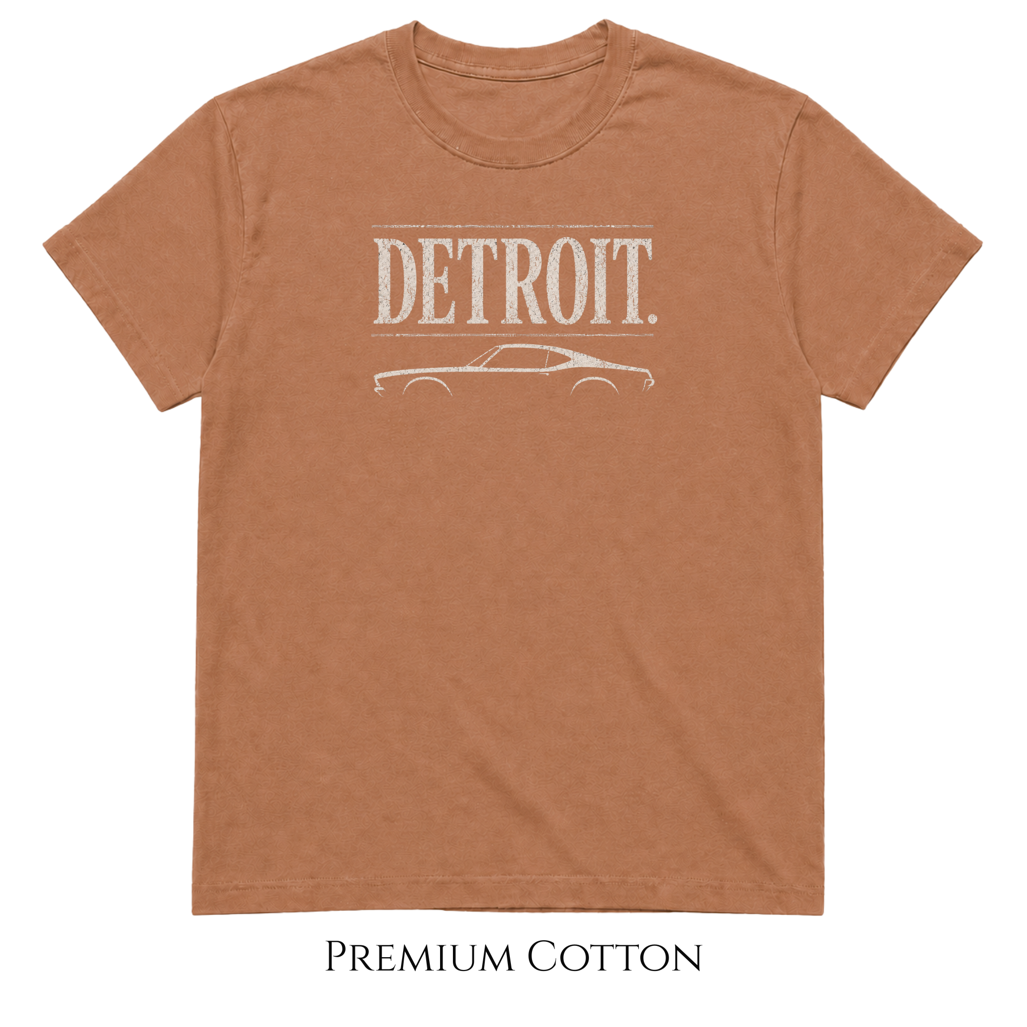 Detroit Car Culture T-Shirt | Vintage Muscle Car Tee | City Garage Collection