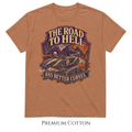 Road to Hell Has Better Curves Halloween Car Shirt