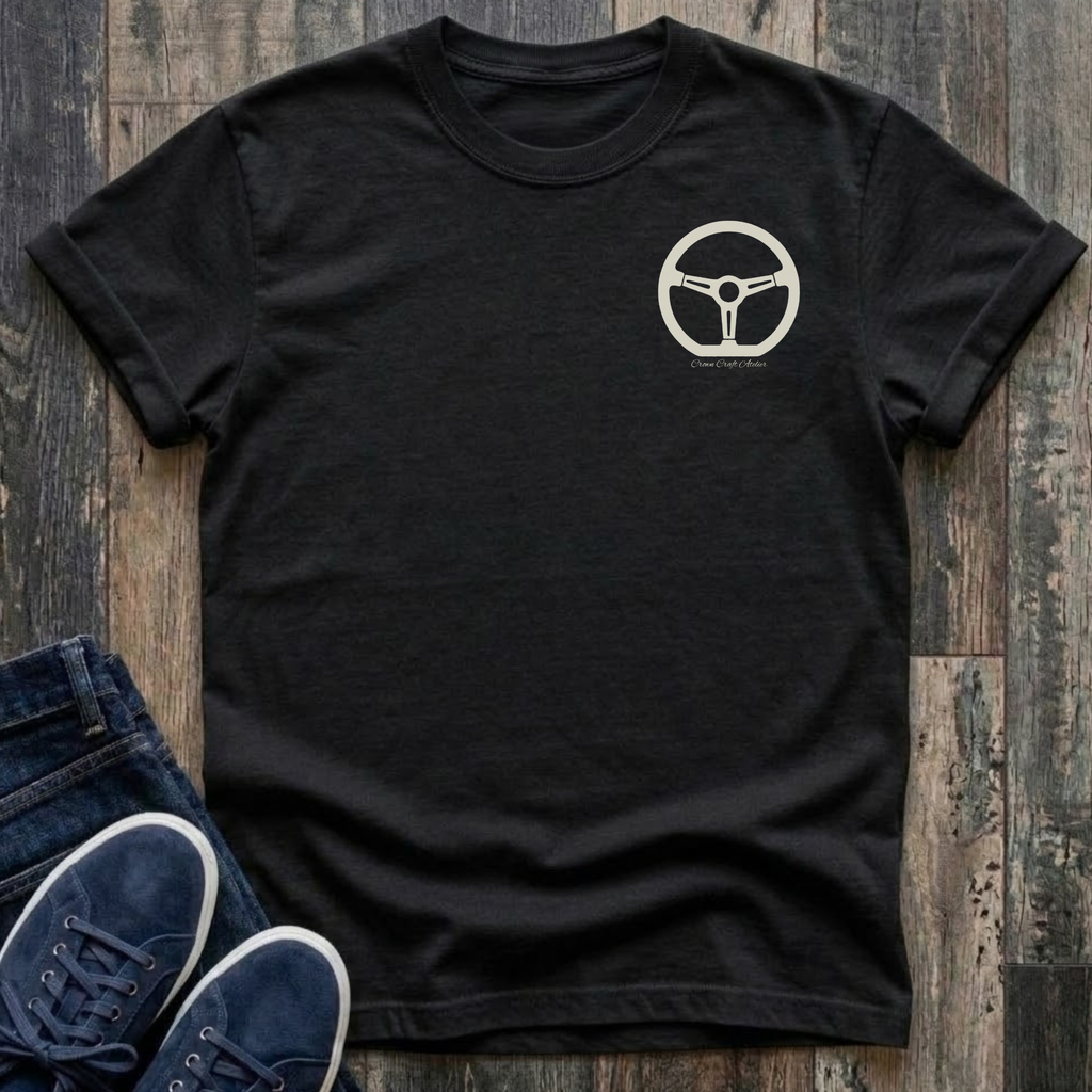 Pocket Design Steering Wheel T-Shirt
