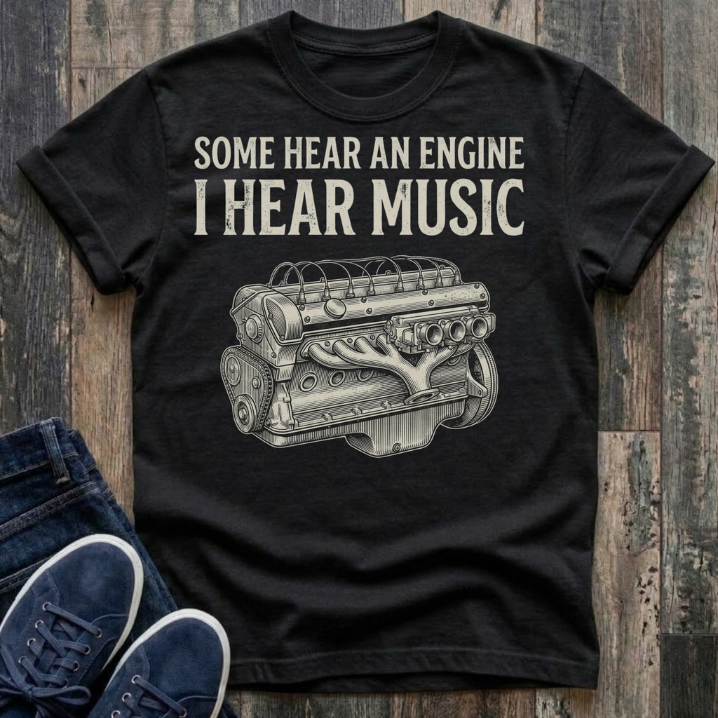 Some Hear An Engine - I Hear Music T-Shirt