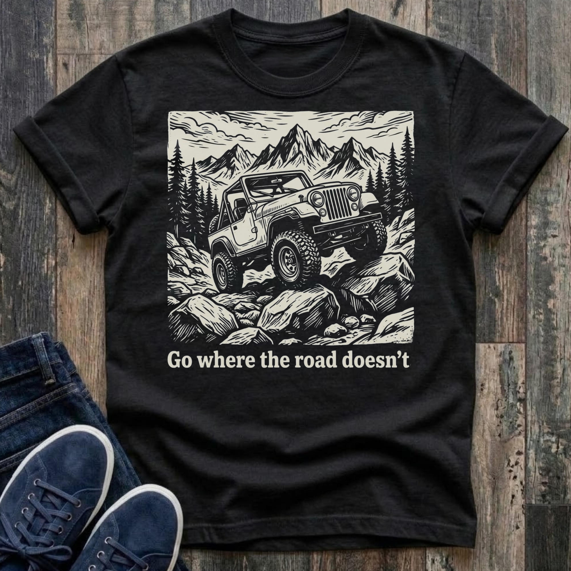 Go Where The Road Doesn't  T-Shirt