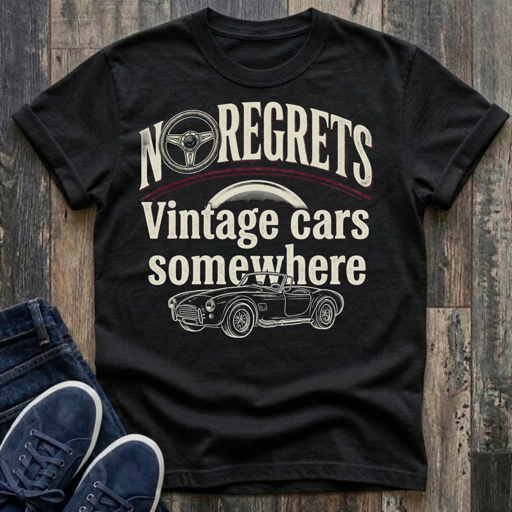 Vintage Cars Somewhere T-Shirt