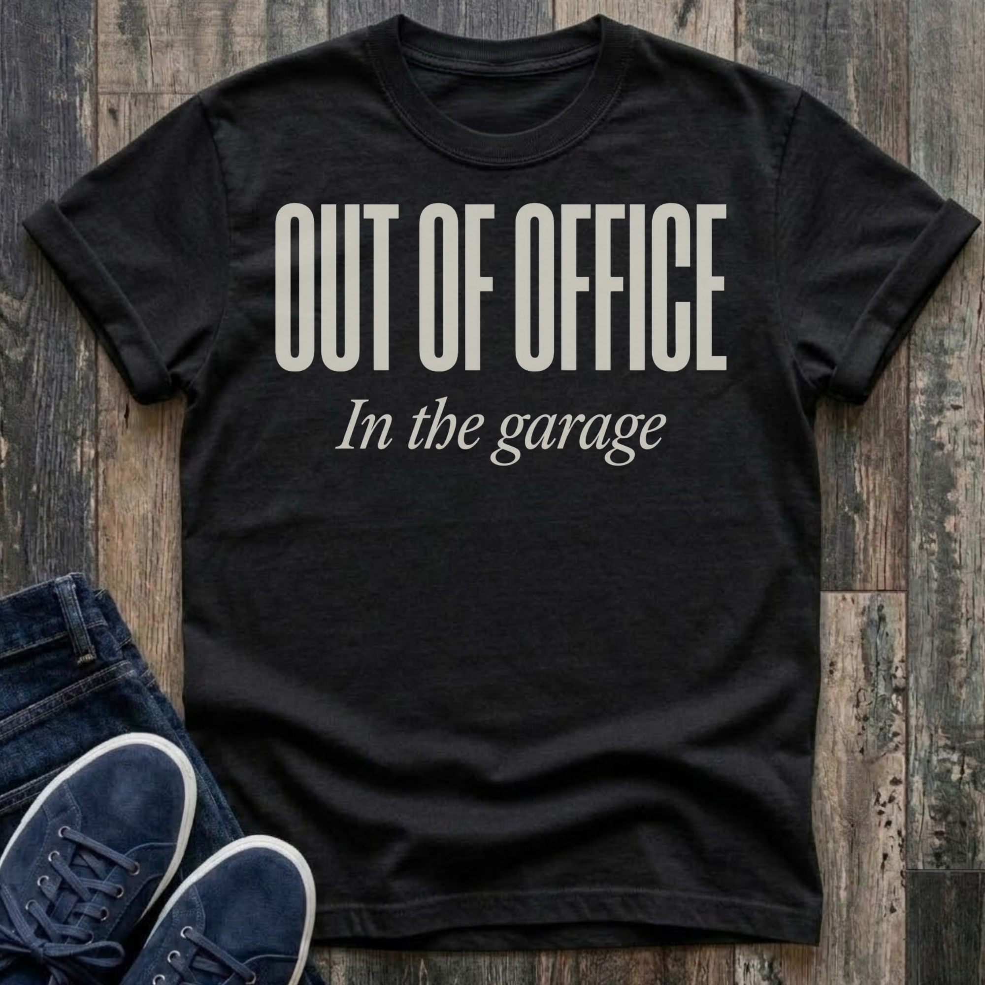 Out of Office - In The Garage T-Shirt