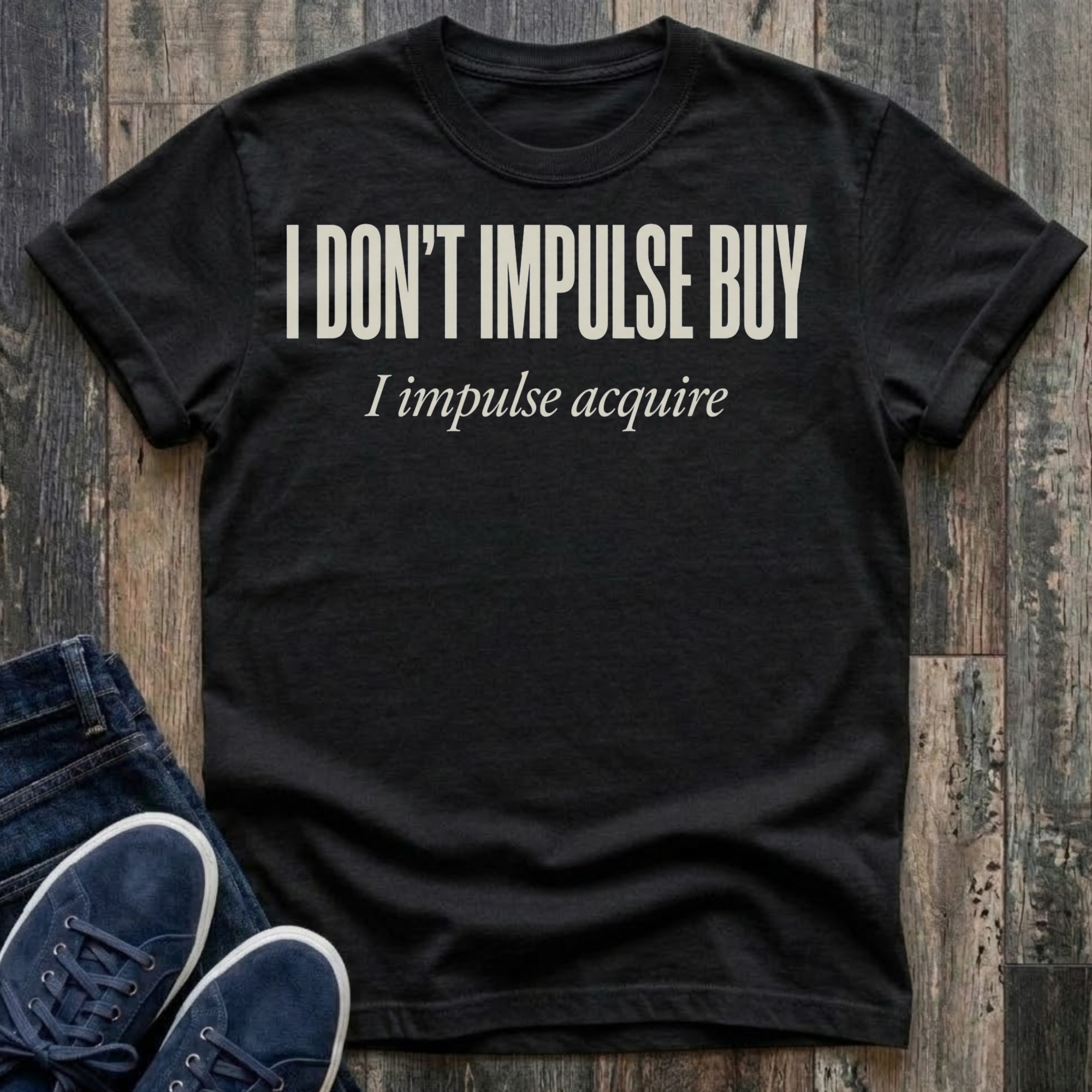 I Don't Impulse Buy - I Impulse Acquire T-Shirt
