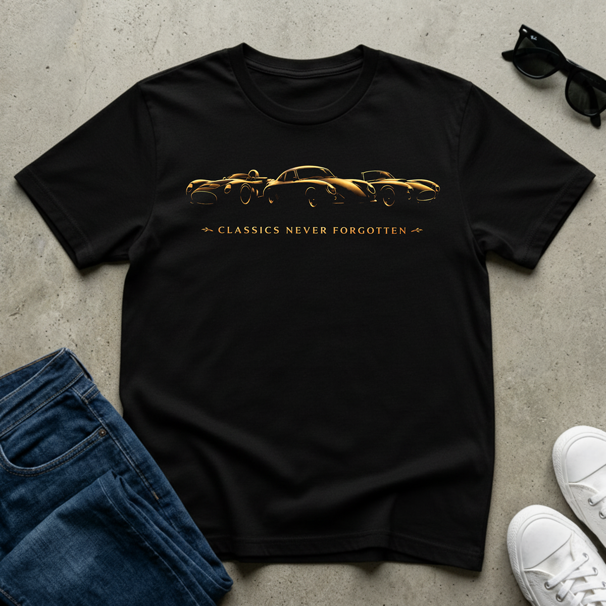 Motoring Heritage Classic Sports Car T-Shirt
