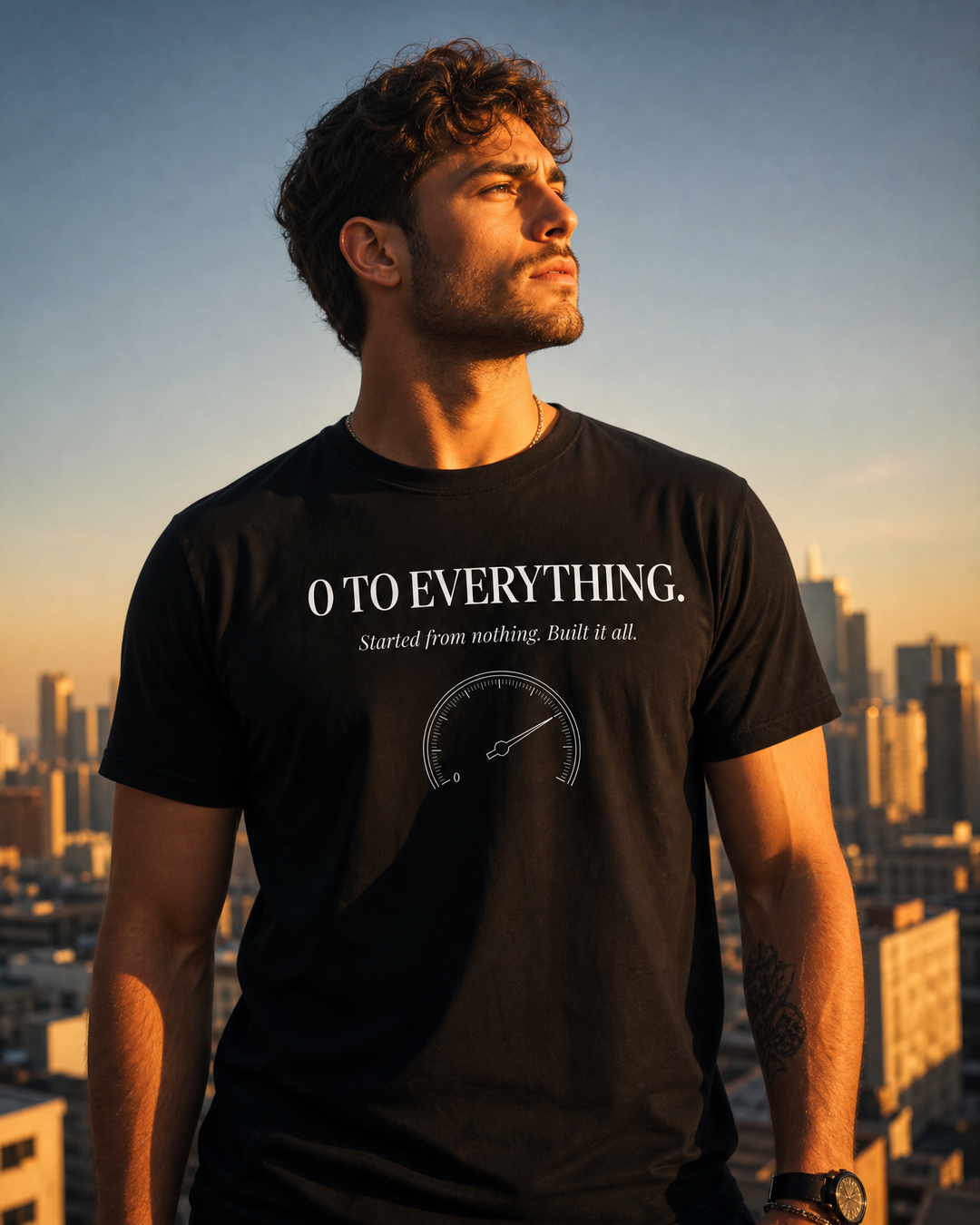 0 To Everything | Started From Nothing. Built It All. T-Shirt