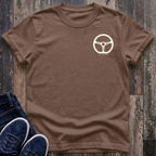 Pocket Design Steering Wheel T-Shirt