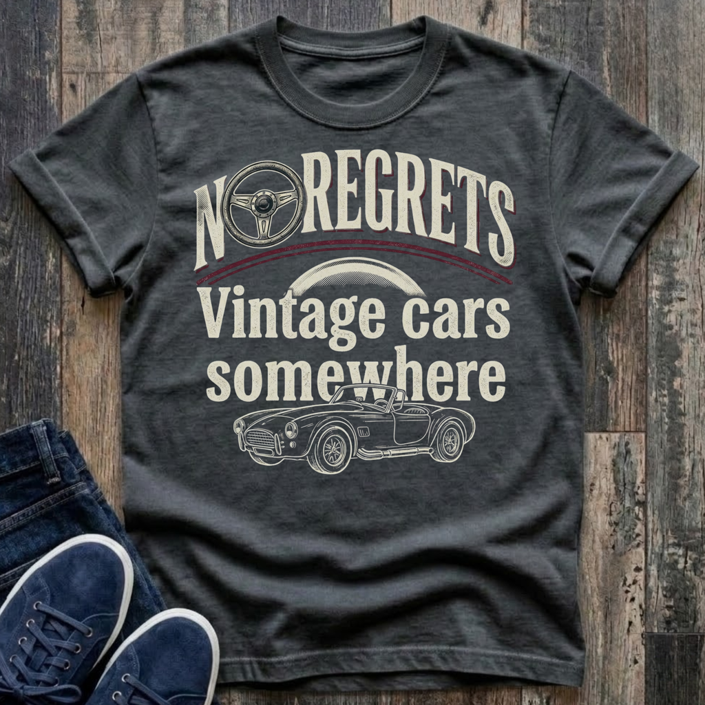 Vintage Cars Somewhere T-Shirt