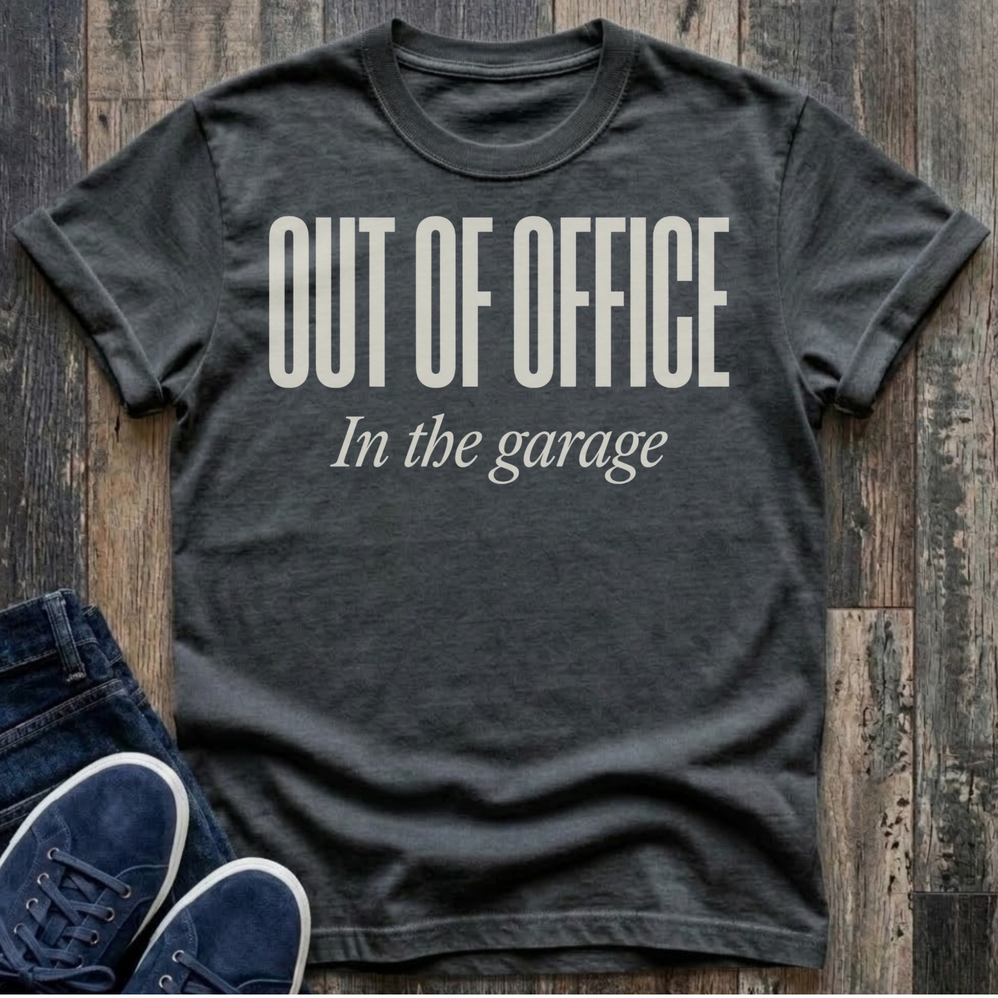 Out of Office - In The Garage T-Shirt