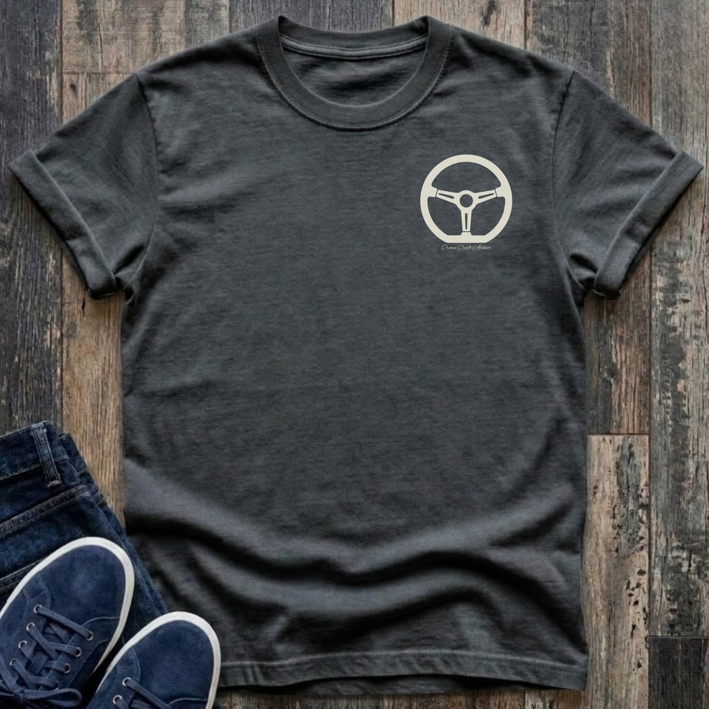 Pocket Design Steering Wheel T-Shirt