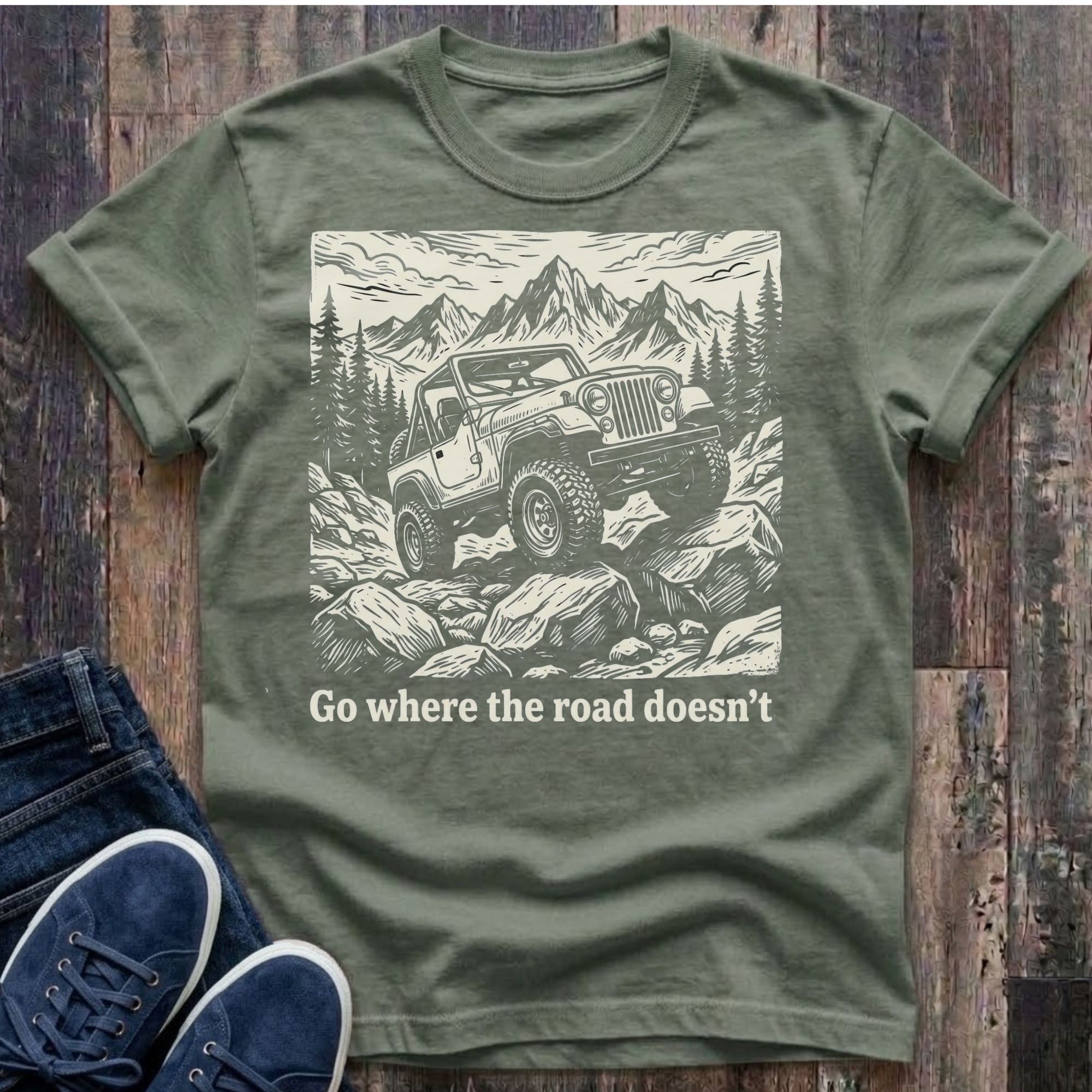 Go Where The Road Doesn't  T-Shirt