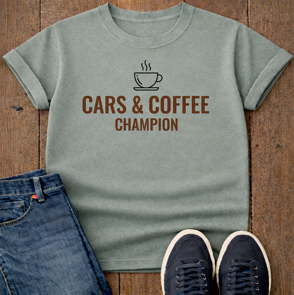 Cars & Coffee Champion T-Shirt